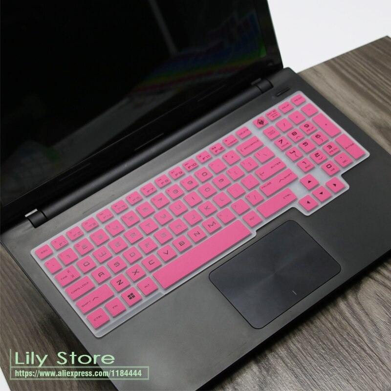 Dla 15.6 "HP OMEN 15 15-CE000 serii 15-CE018dx 15-CE006ne 15-CE0198wm 15-CE011DX 15 cal klawiatura silikonowa obudowa ochronna skóry: pink