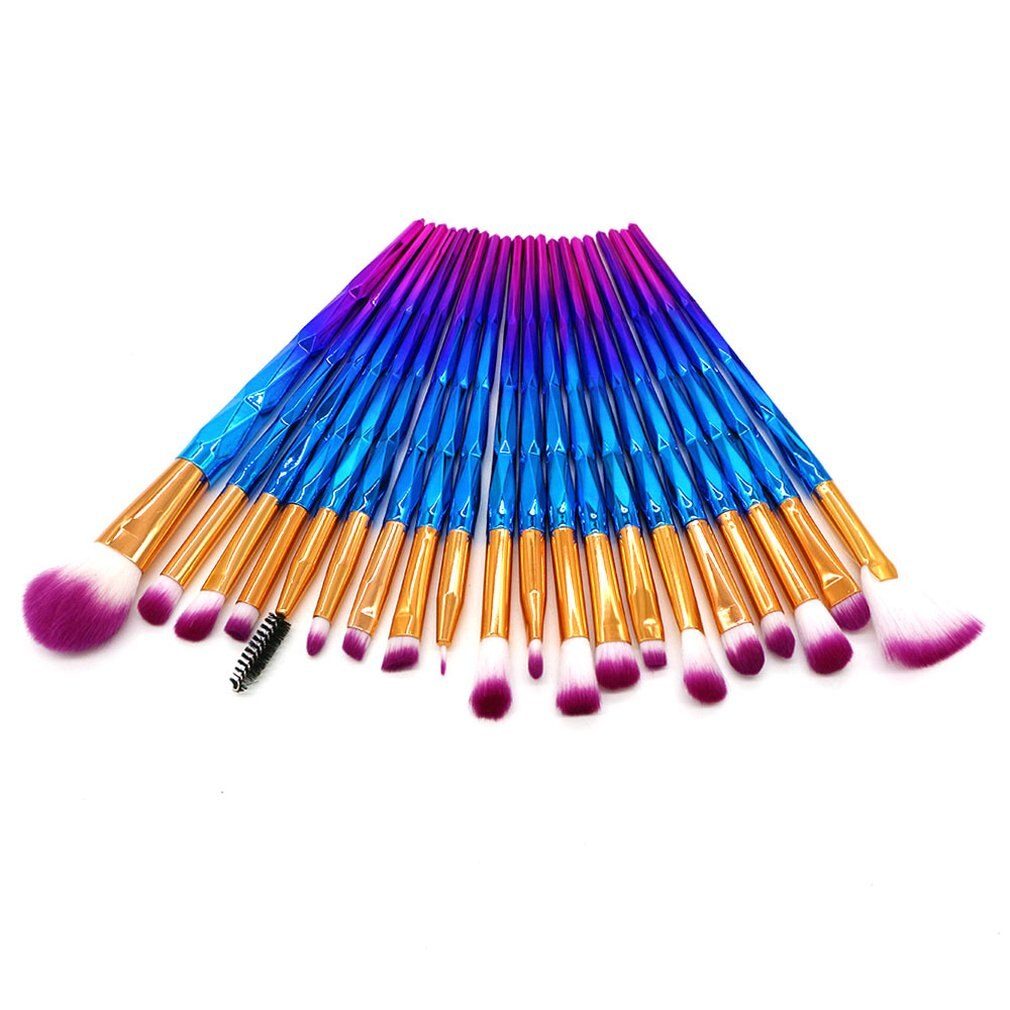 20 multifunktions øjenmakeup børster øjenskygge børste sæt skønhedsværktøj komplet sæt skønhedsværktøj øjenskygge børster: 03