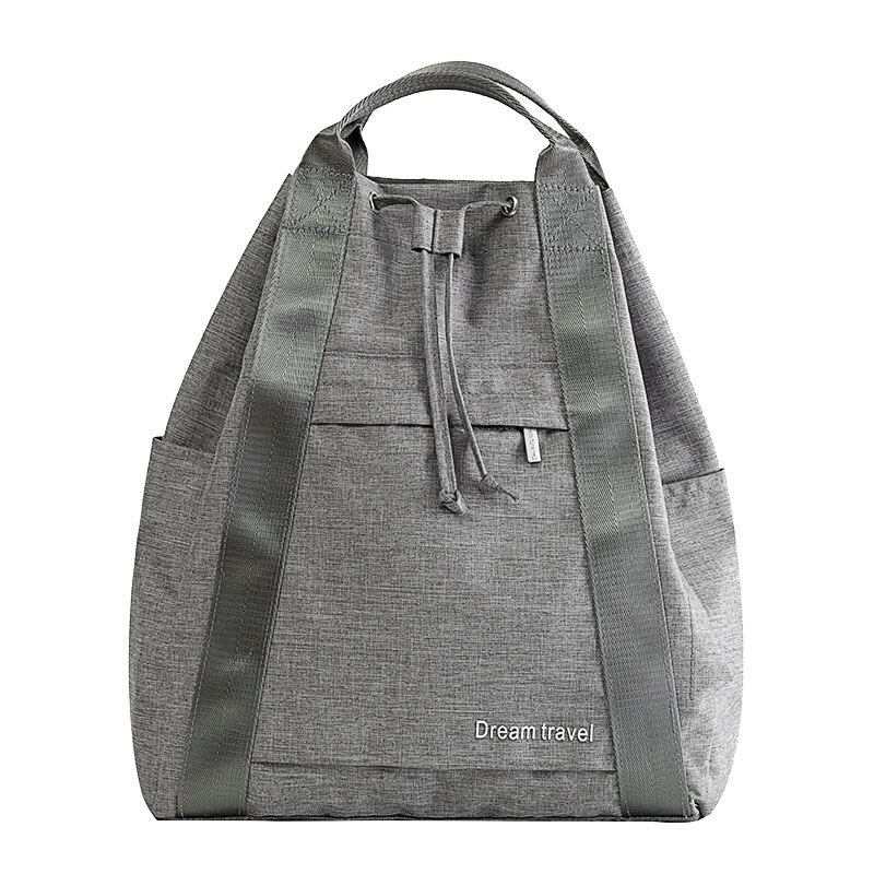Mara's dream dames reistas, draagbare reistas met grote capaciteit, waterdichte canvas damestas, casual eenvoudige bagagetas: Een grijze