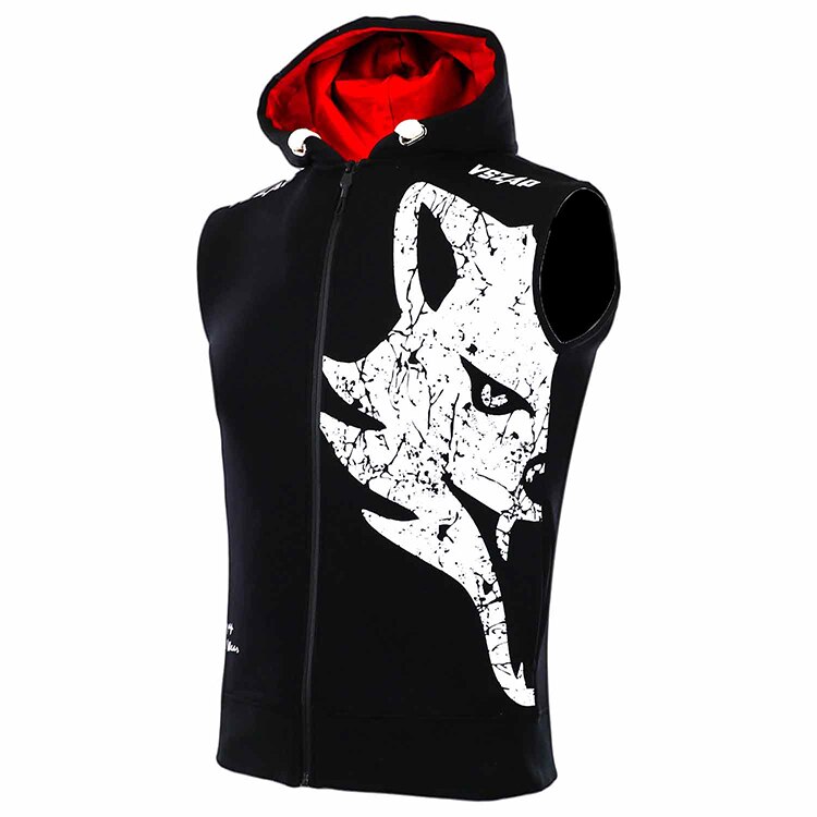 Sudadera VSZAP gigante con capucha, abrigo de gimnasio MMA y entrenamiento de combate.: XXXL