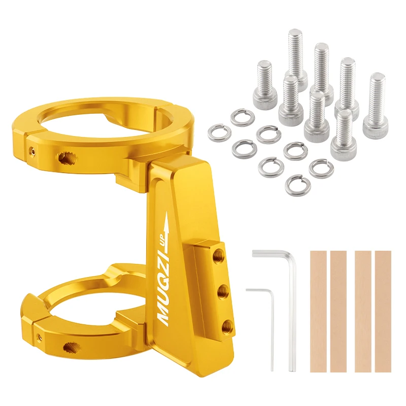 MUQZI Fiets Voortas Houder Voor Birdy Dahon SP8 412 Vouwfiets Voortas Carrier Mount Adapter: YELLOW