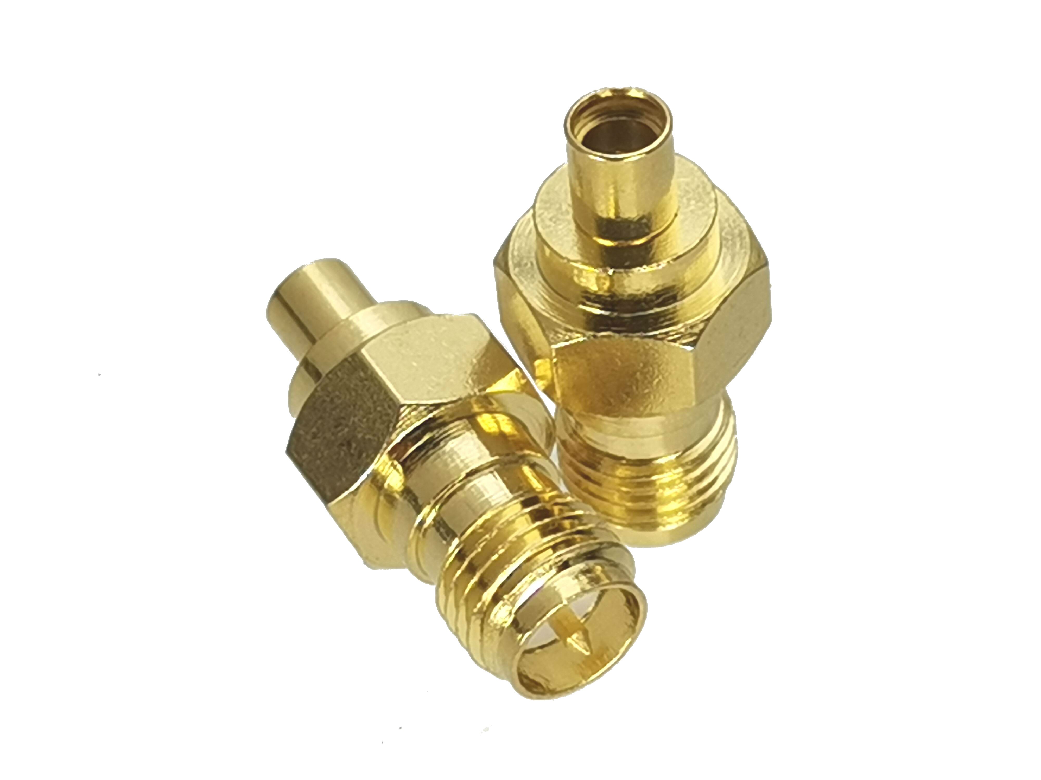 SMA/RP-SMA til MMCX/MCX/CRC9/TS9 - Koaksial Adapter: Type 12-1 stk