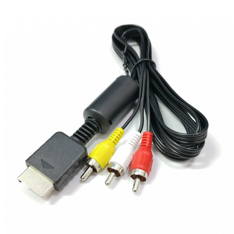 Composite Video Cable AV Cord RCA TV Video Composite Cord Compatible with Sony PS2 Console Converter Cable