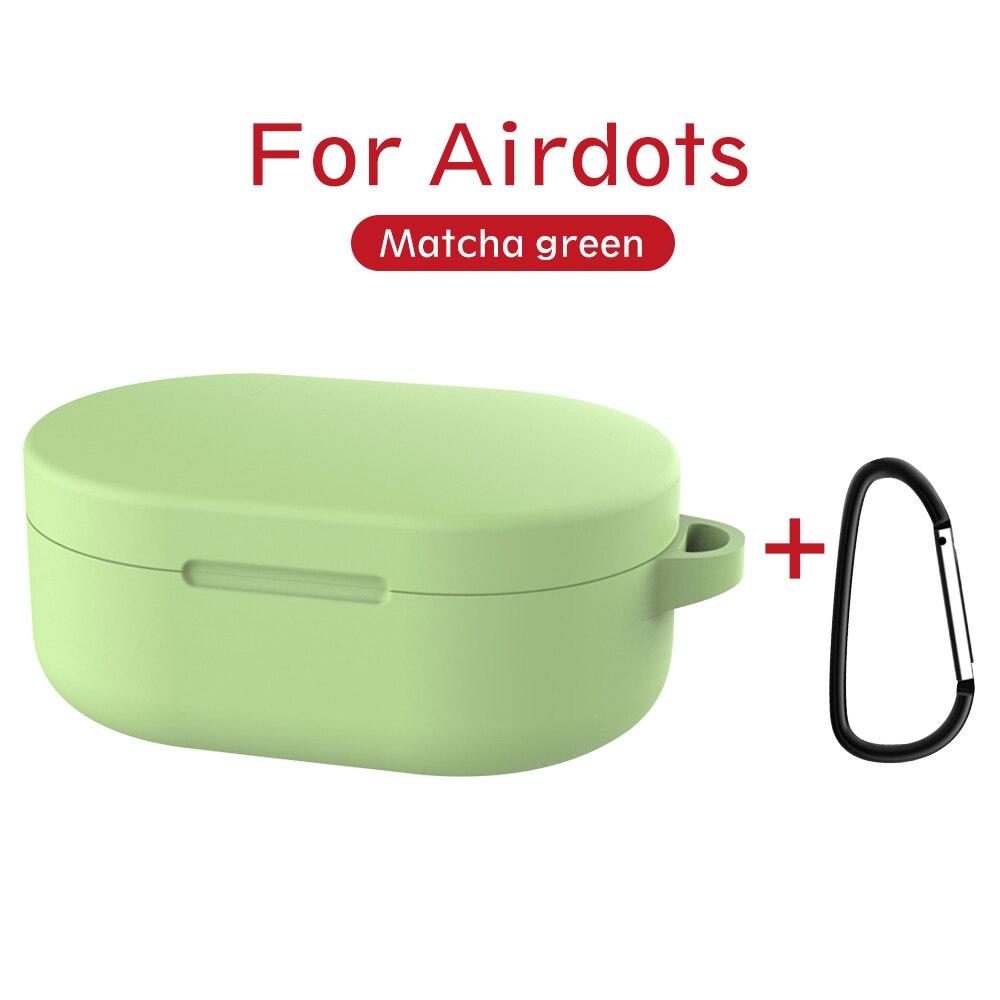 funda protectora de silicona para Redmi Airdots airdots airdot TWS funda inalámbrica Bluetooth para auriculares con gancho: 02