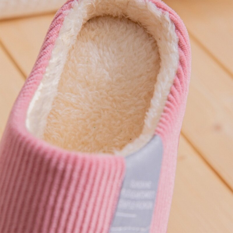 warm herren Hausschuhe Hausschuhe Für Heimat Winter Nicht Unterhose Männlichen Frauen Haus Schuhe Streifen unisex Schlafzimmer Innen Plus größe