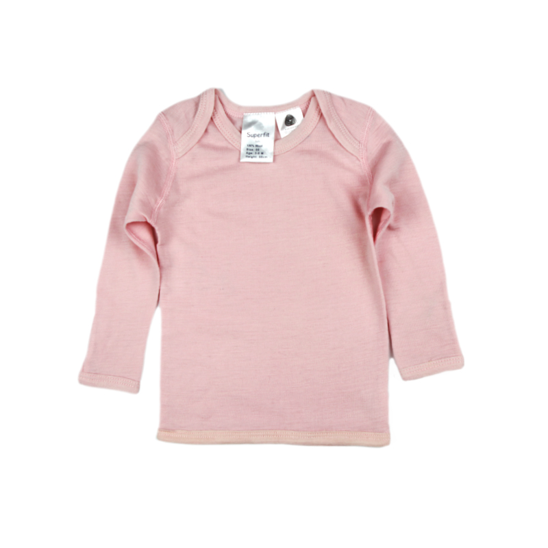 Baby 100% Merino Wol T-shirt Thermische Base Layer Lange Mouwen Baby Meisjes Top Warm Ademend Zweettransporterend Size 0-9M