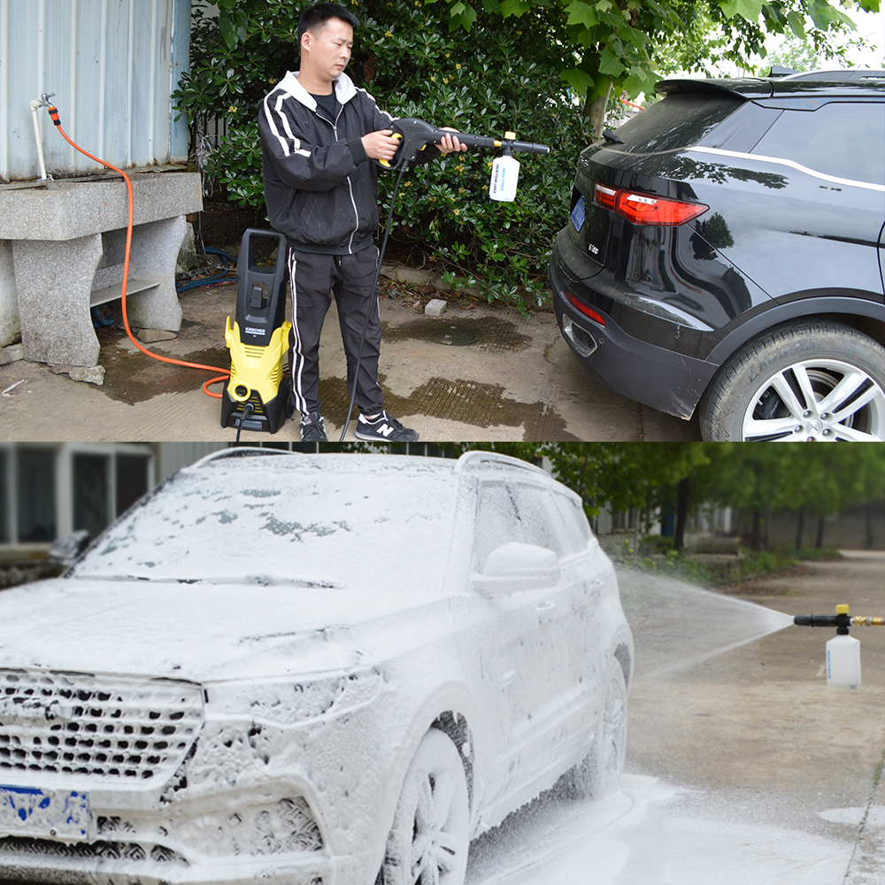 High Pressure Car Washer Snow Foam Lance Soap Gun Nozzle Foam Generator for Nilfisk Gerni Omax Stihl Greenworks Husqvarna