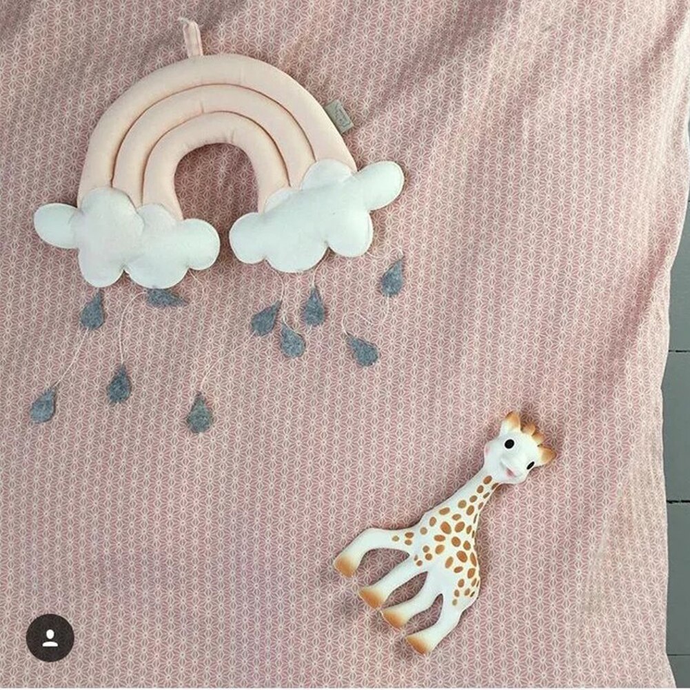 Cloud Raindrop Props Baby Wieg Stof Mobiele Opknoping Hanger Speelgoed Kamer Nursery Tent Decoratie Leuke Fotografie Accessoires