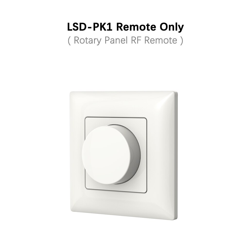 Dimmer led 220v 230v 110v ac triac trådlös wifi rf dimbar tryckströmbrytare med 2.4g dimmerknappar för led lampa  s1- b: Endast lsd -pk1 fjärrkontroll