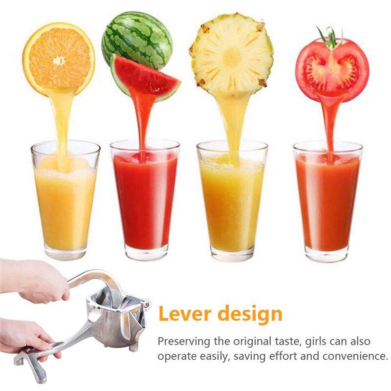Household Manual Juice Squeezer Aluminum Alloy Hand Pressure Juicer Pomegranate Orange Lemon Sugar Cane Juice Kitchen Fruit Tool
