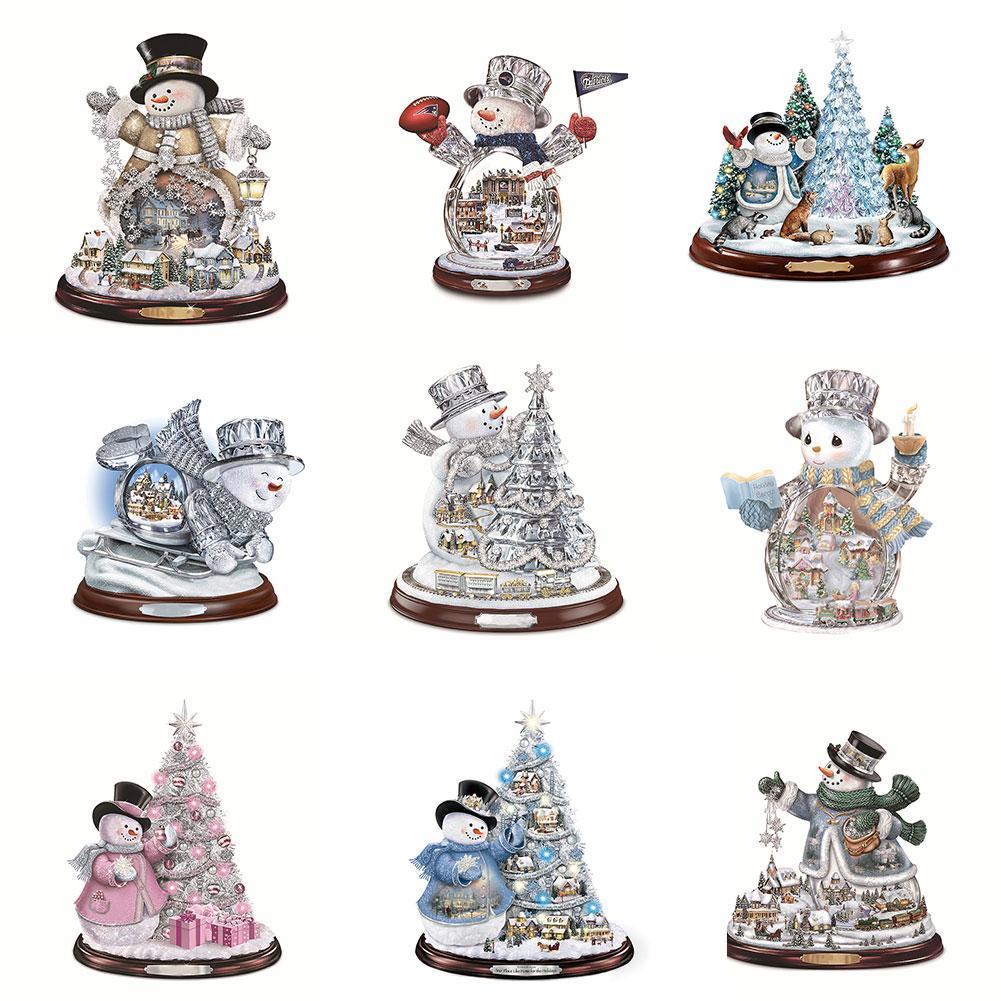 Décorations De Train De Sculpture rotative d'arbre De noël coller des autocollants Adesivos décorations De noël pour la fenêtre De pâte De maison N6D4