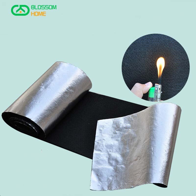 Lenght 1M Carbon Fiber Insulation Blanket High Temperature Insulation Fire Blanket Cotton Fireproof Blanket Mat Incense Burner