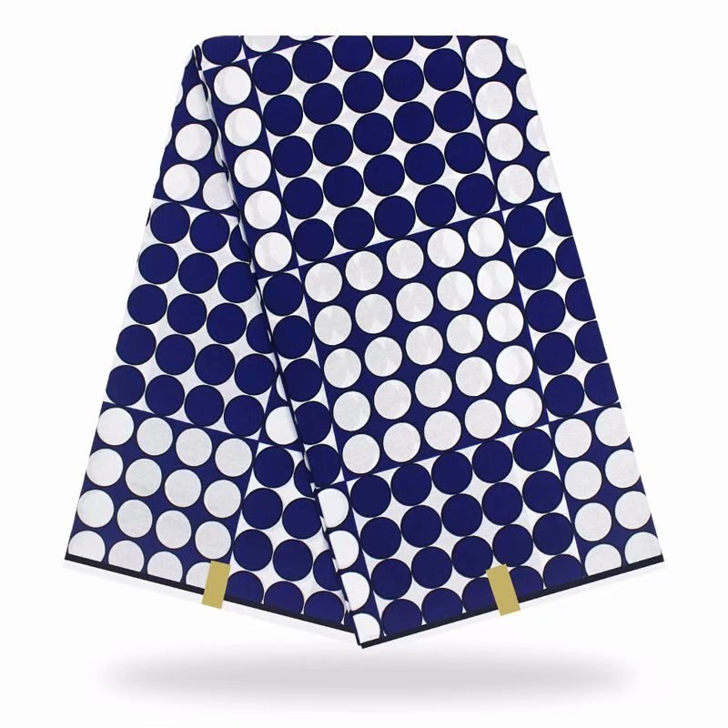 Afrikaanse Fabrix Waxprint Ankara Katoen Wax Pagne Wax 6 Yards Afrikaanse Ankara Naaien Stof