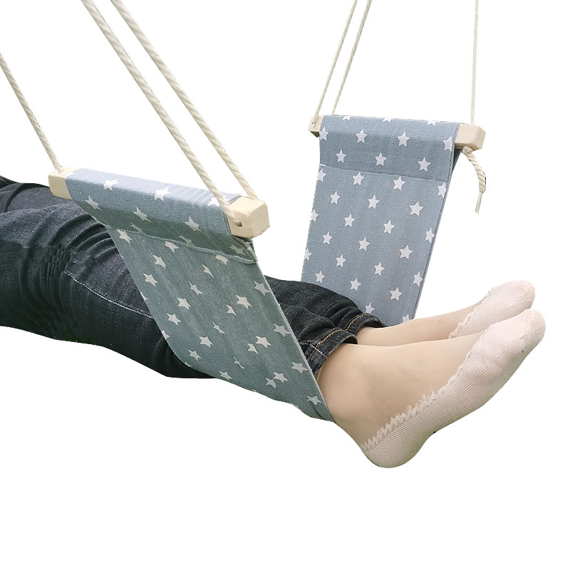 Polyester Fuß Rest Schreibtisch Hängematte, Mini Büro Unter Schreibtisch Fuß Rest Stehen Fuß Hängematte, Einstellbare Schreibtisch Füße Hängematte: 08