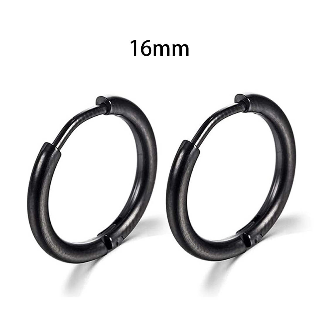 Simple Stainless Steel Small Hoop Earrings for Women Men Cartilage Ear Piercing Jewelry Pendientes Hombre Mujer: Yellow / Blue white zinc plated