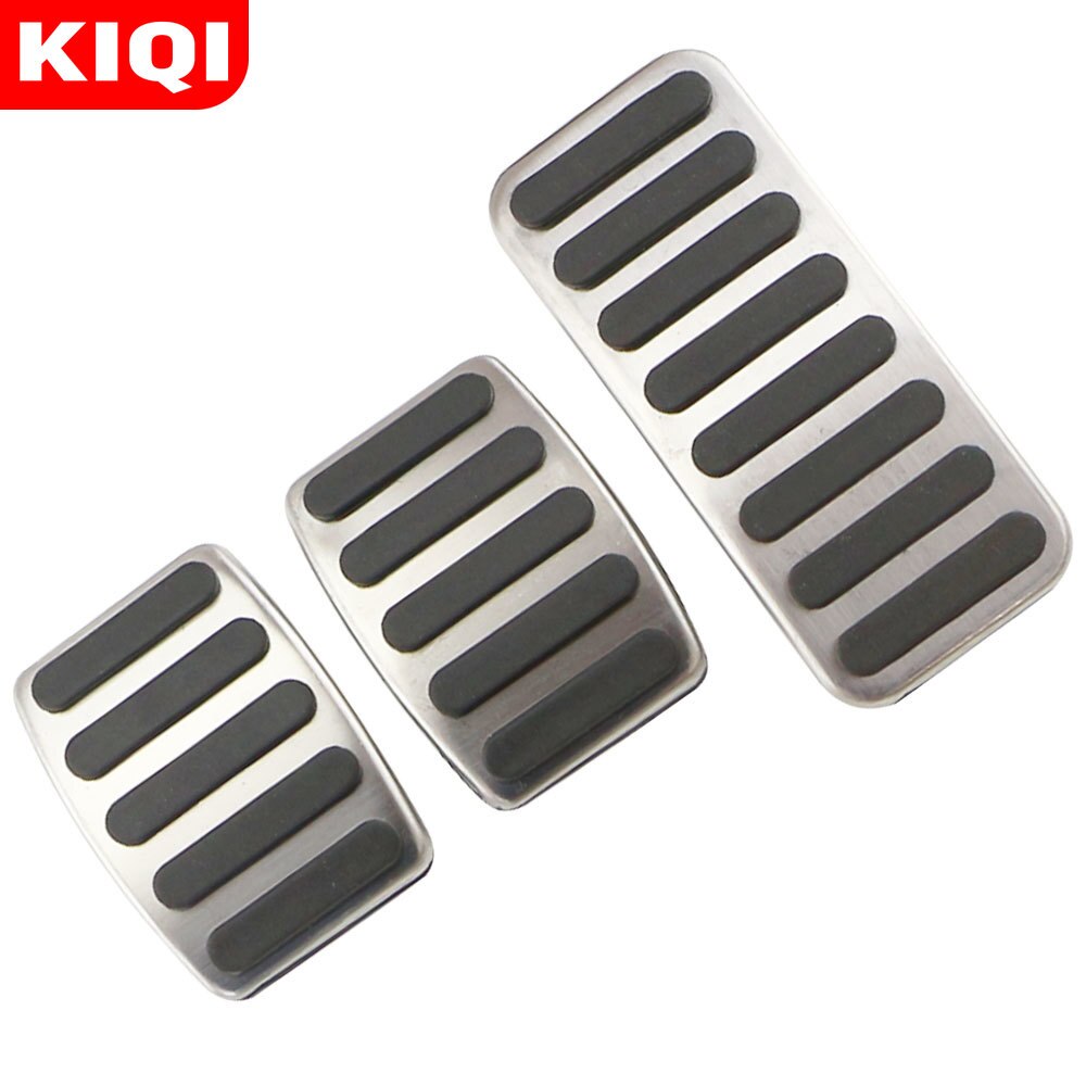 Kiqi rustfrit stål bil pedal pedal cover til suzuki  sx4 aerio ciaz vitara s-cross splash ignis kizashi sidekick samurai dele