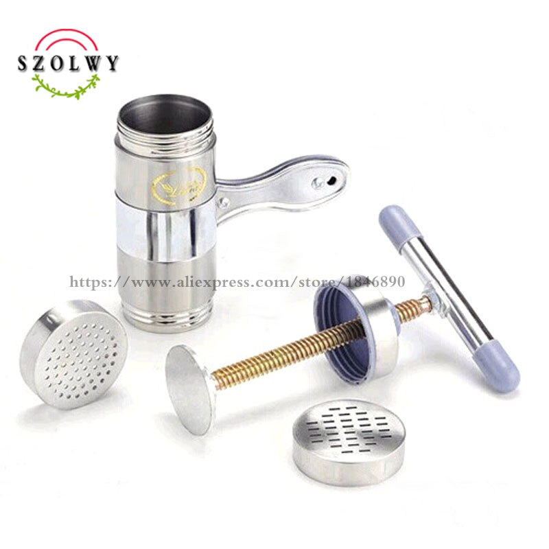 Urządzenie robić gotowania makaronu ze stali nierdzewnej ferramentas z 5 modelami warzyw makaron nóż naciśnij maszyna robić robienia makaronu narzędzia kuchenne Spaghetti