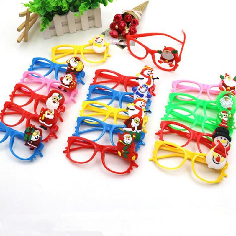 Led Led Knippert Kerst Glazen Gloeiende Kerstman Cartoon Light Up Speelgoed Glow Party Decoratie Verjaardag Bruiloft Decoratie