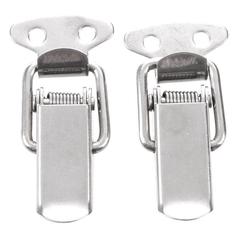 28mm Length Hardware Aviation Toolbox Metal Toggle Latch 2 Pcs: Default Title