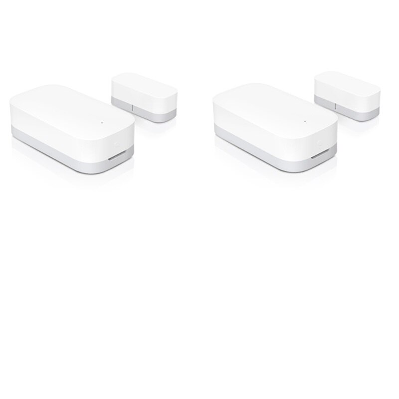 1-4 pièces Aqara capteur de fenêtre de porte Zigbee connexion sans fil capteur de porte intelligent fonctionne avec l'application Mi Home pour Xiaomi Mijia Smart Home: 2Pcs