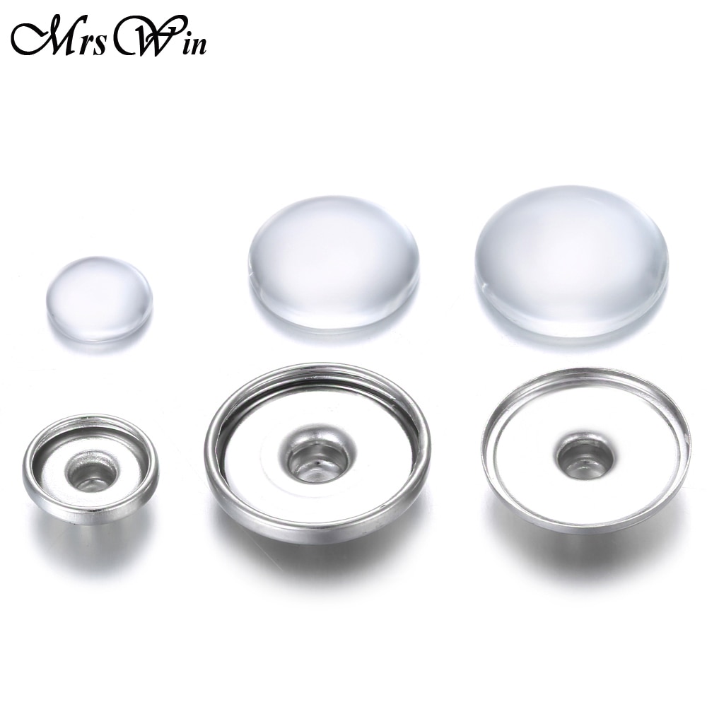 Accessoires de bijouterie en métal, Cabochon rond en verre, 12MM 16MM 18MM, 20 pièces/lot, pour fabrication de bijoux