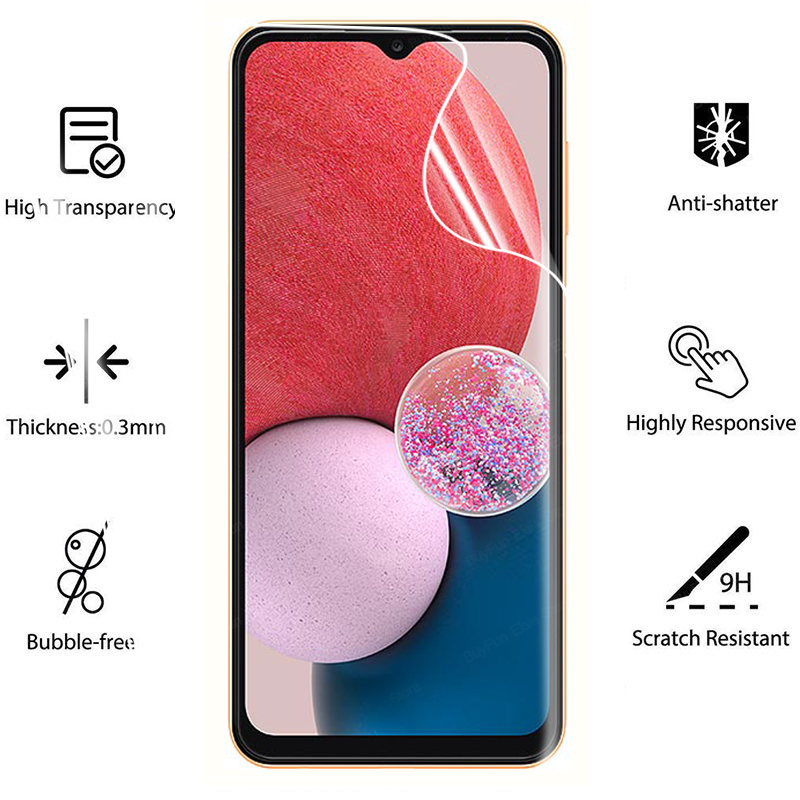 4 In 1 Hydrogel Film Voor Samsung A13 Screen Protector Hd Lens Soft Cover Voor Galaxy A13 Een 13 Beschermende film Niet Glas