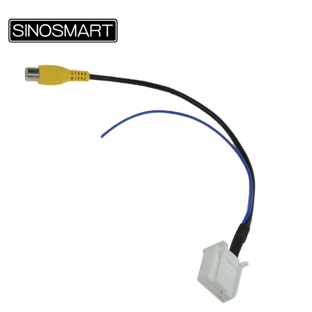 SINOSMART C16 Verbinding Kabel voor Toyota OEM Monitor met Aftermarket Achteruitrijcamera zonder Beschadiging Van de Auto Bedrading