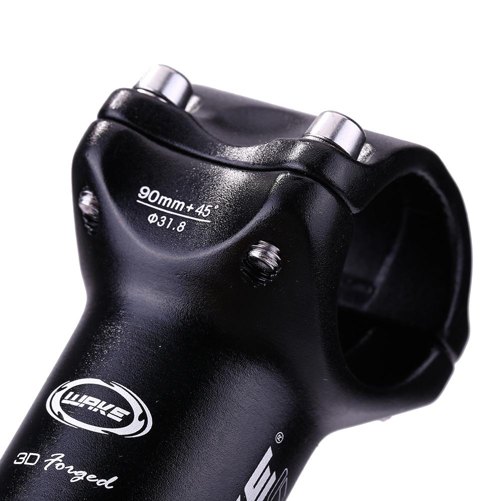 31.8mm Bike Stem Bike Carbon Fiber Stem Bicycle Riser Stem MTB Road Bike 90mm 45 Degree Mountain Road Bike Handlebar Stem