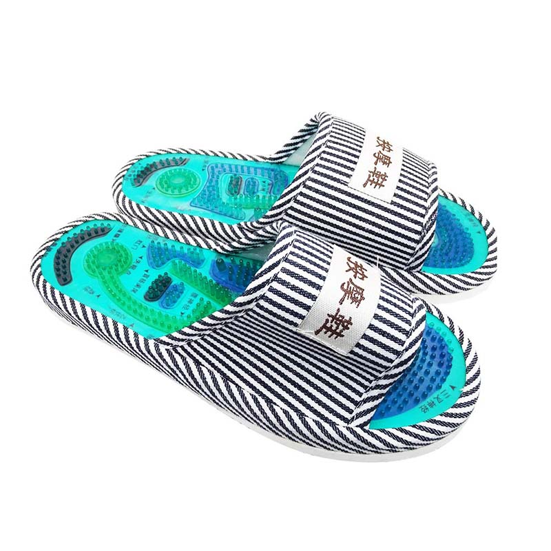 Zapatillas de masaje para pies para hombre y mujer, masajeador Tens para acupuntura, herramienta de circulación sanguínea
