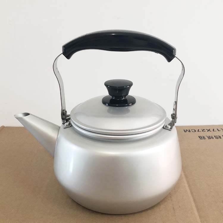 Japanese kettle uncoated hard oxidizing bubble teapot milk aluminum pot stainless handle tea kettle water coffee carafe