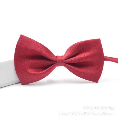 Corbatas de mariposa para hombre y niña, pajarita para boda para , accesorios de lazo liso caramelo,: a