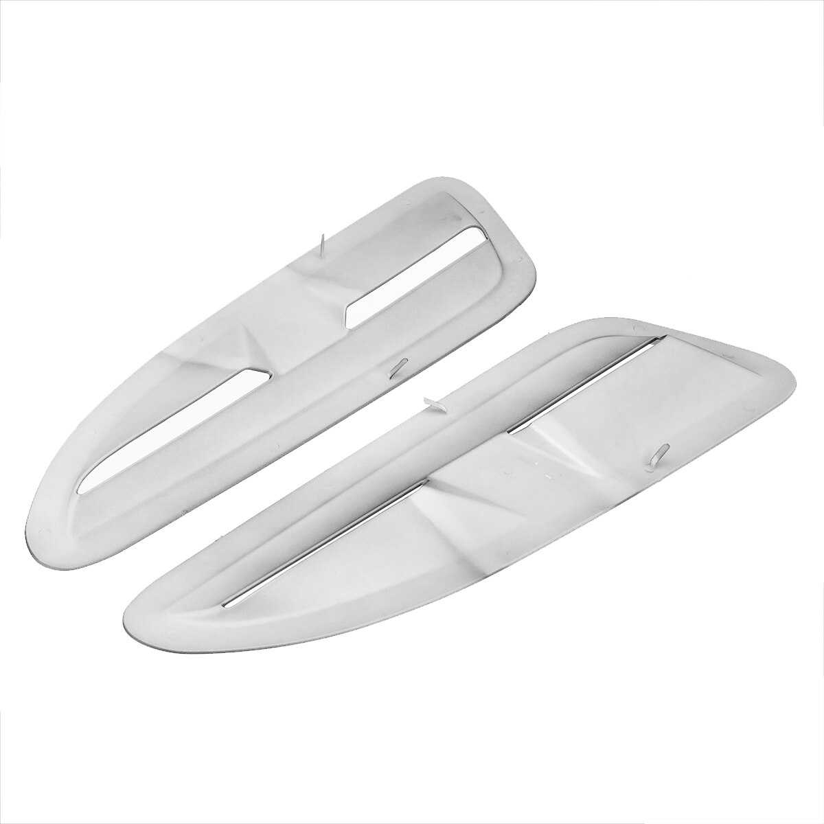 Left+Right XKR Style Universal Car Front Hoods Bonnet Vents Air Outlet Cover Trim For Jaguar XKR XK8 ABS Bonnet Vent Hood Cover