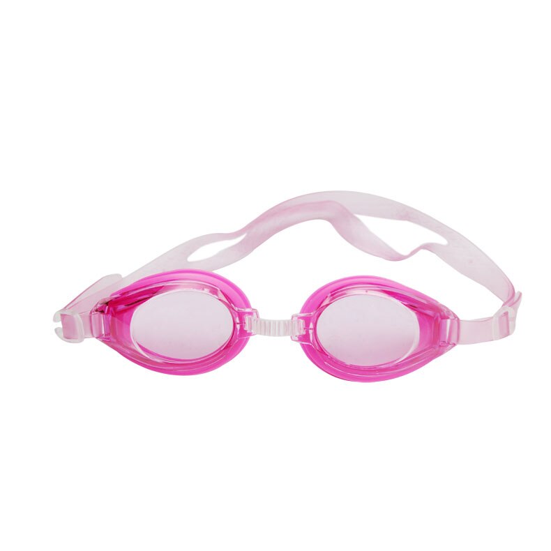 Professionele Siliconen Bijziendheid Zwembril Anti-Fog Uv Zwemmen Bril Met Oordopje Voor Mannen Vrouwen Dioptrie Sportbrillen: Pink