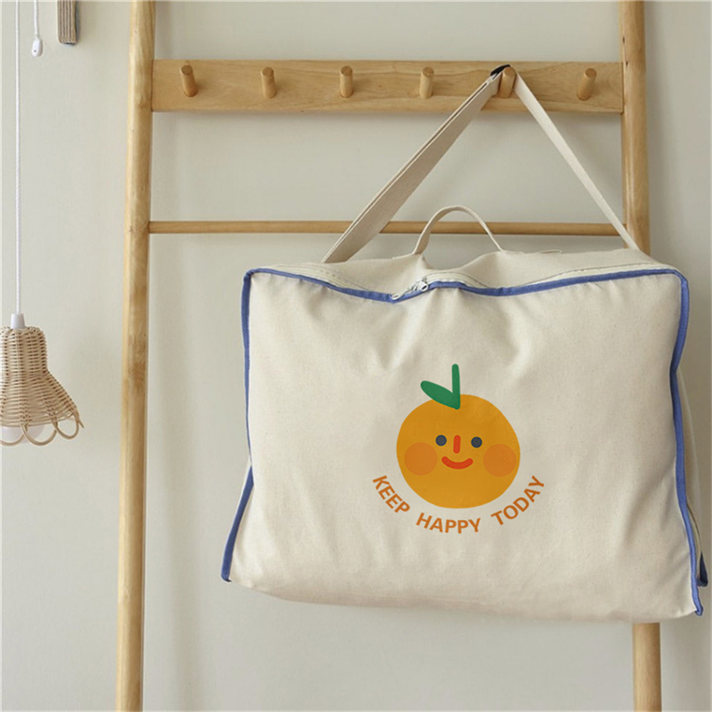 Opbergtas voor kleuterdekens, schattige tas voor thuis, kinderkleding, inpaktas, draagbare tas voor het organiseren van kleding.