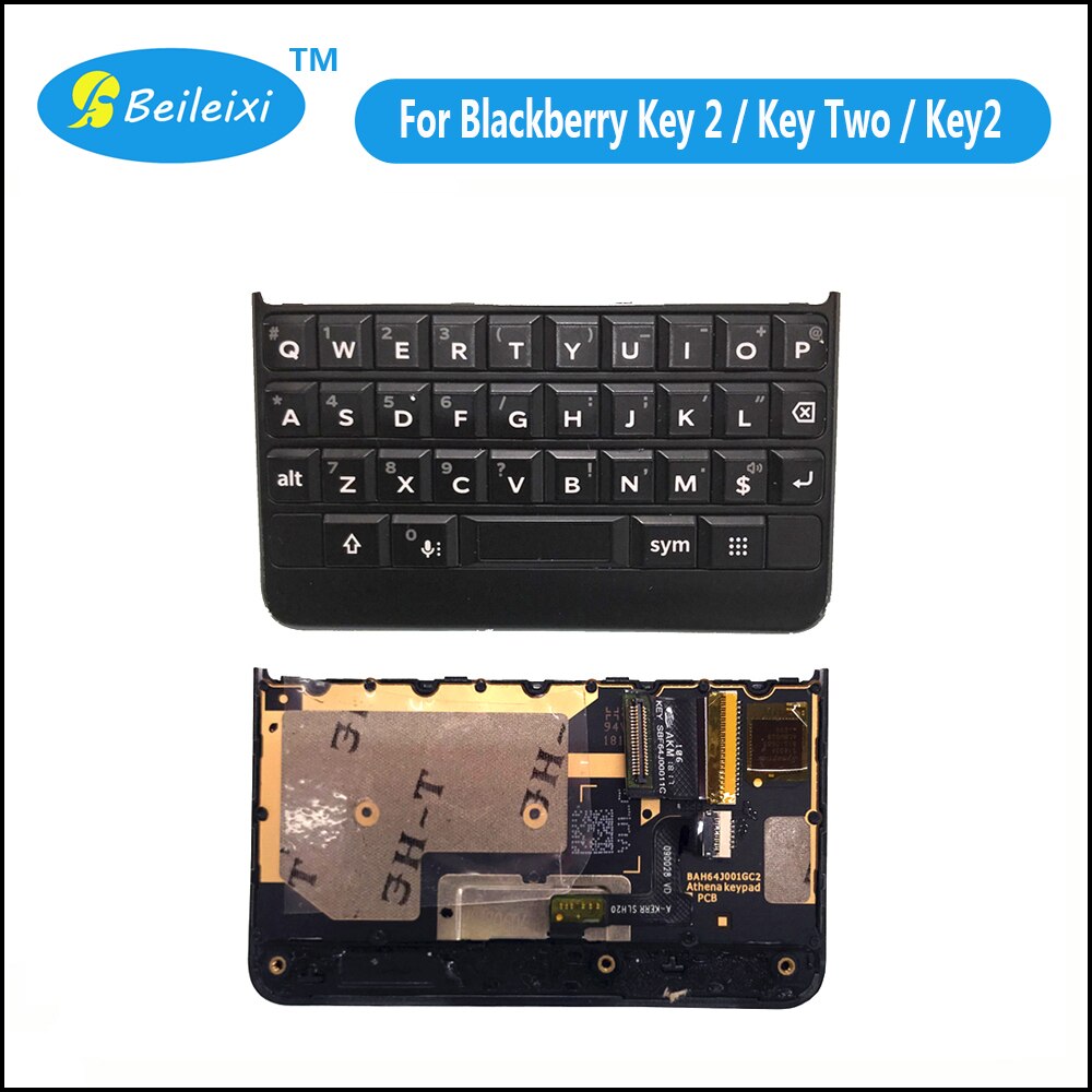 Pour Blackberry Key 2 / Key Two / Key2 BBF100-1-2-4 bouton de clavier BBF100-5 avec câble flexible pièces de rechange pour téléphone