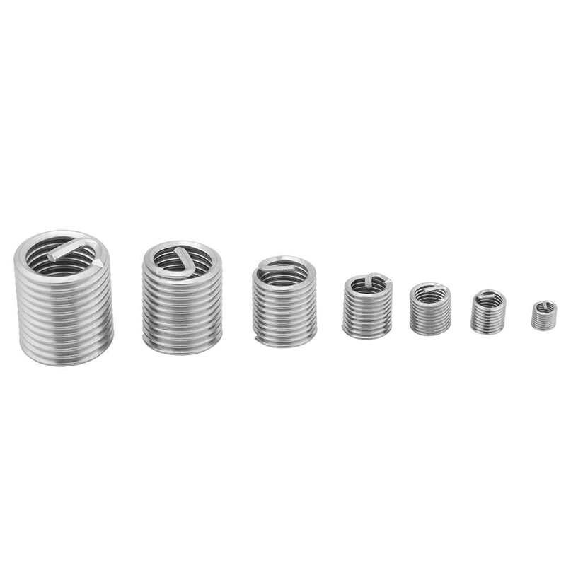 60pcs Stainless Steel Thread Repair Kit M3 M4 M5 M6 M8 M10 M12 Wire Screw Sleeve