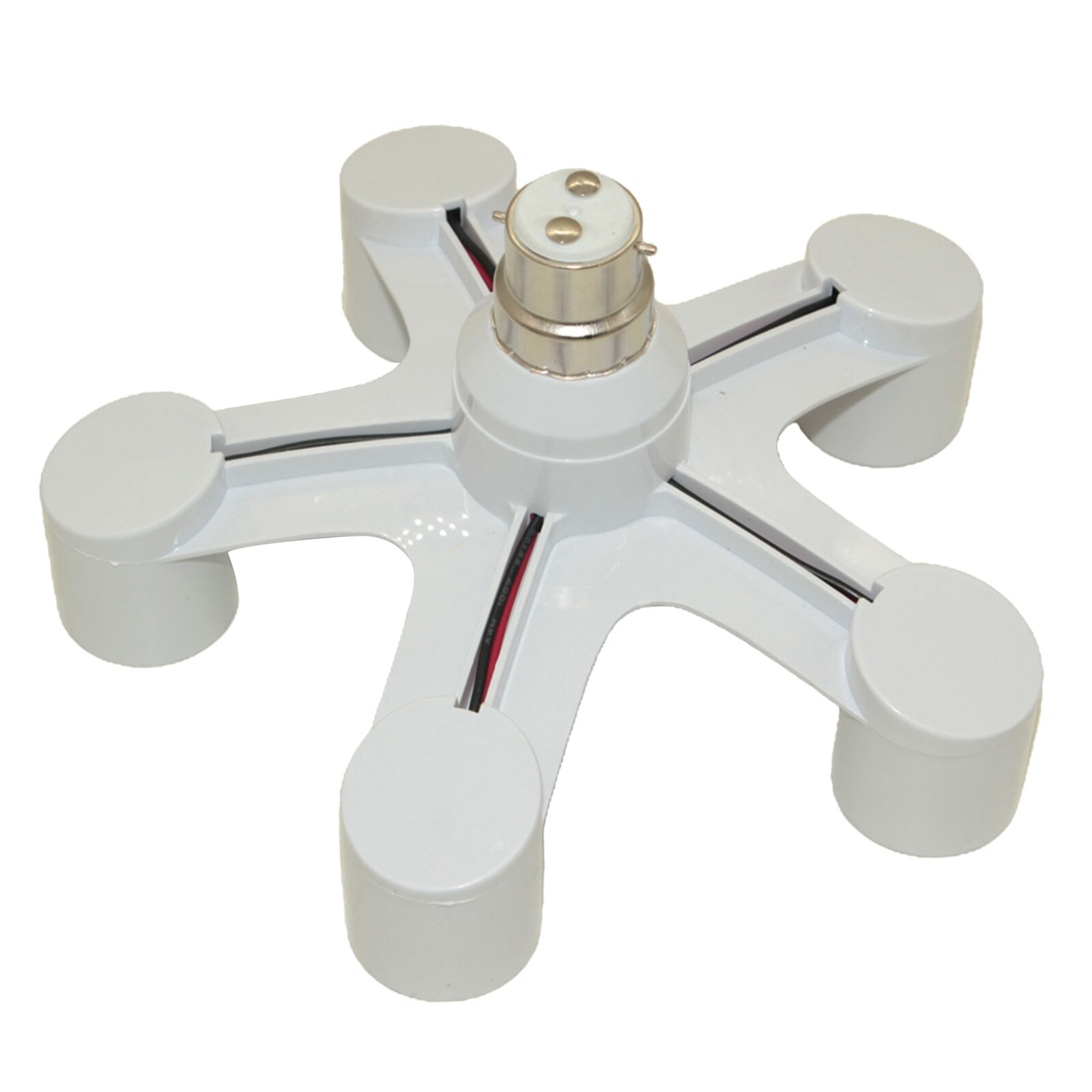 B22 to E27 Base LED Light Lamp Bulbs Sockets Adapter Splitter Converters