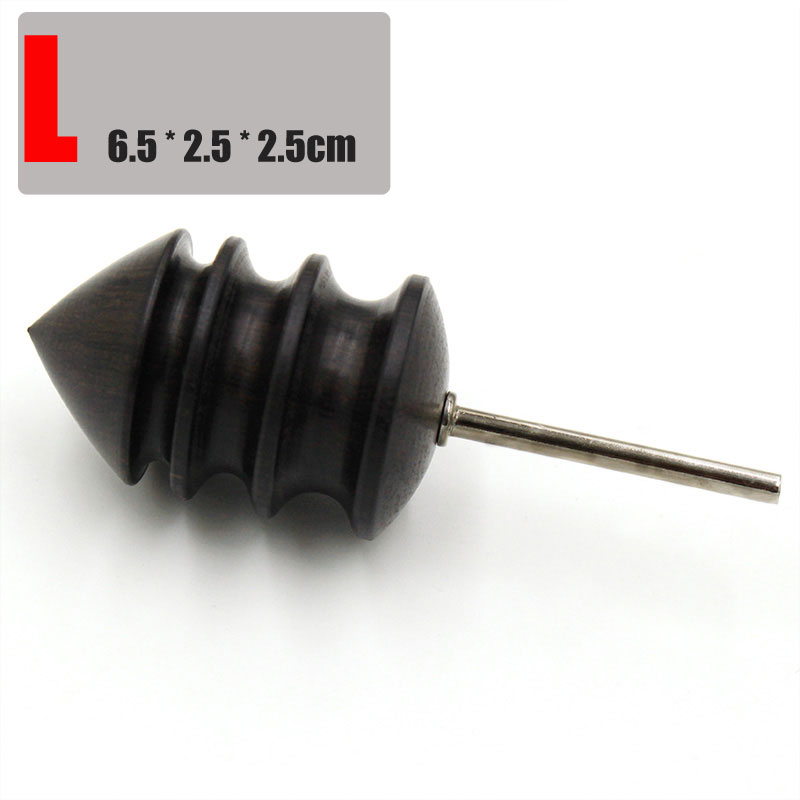 Blackwood Leather Edge Burnisher Leather Polished Grinding Set Wood Edge Slicker Leather Tools Leather Polished Rod: L Polished TOOL