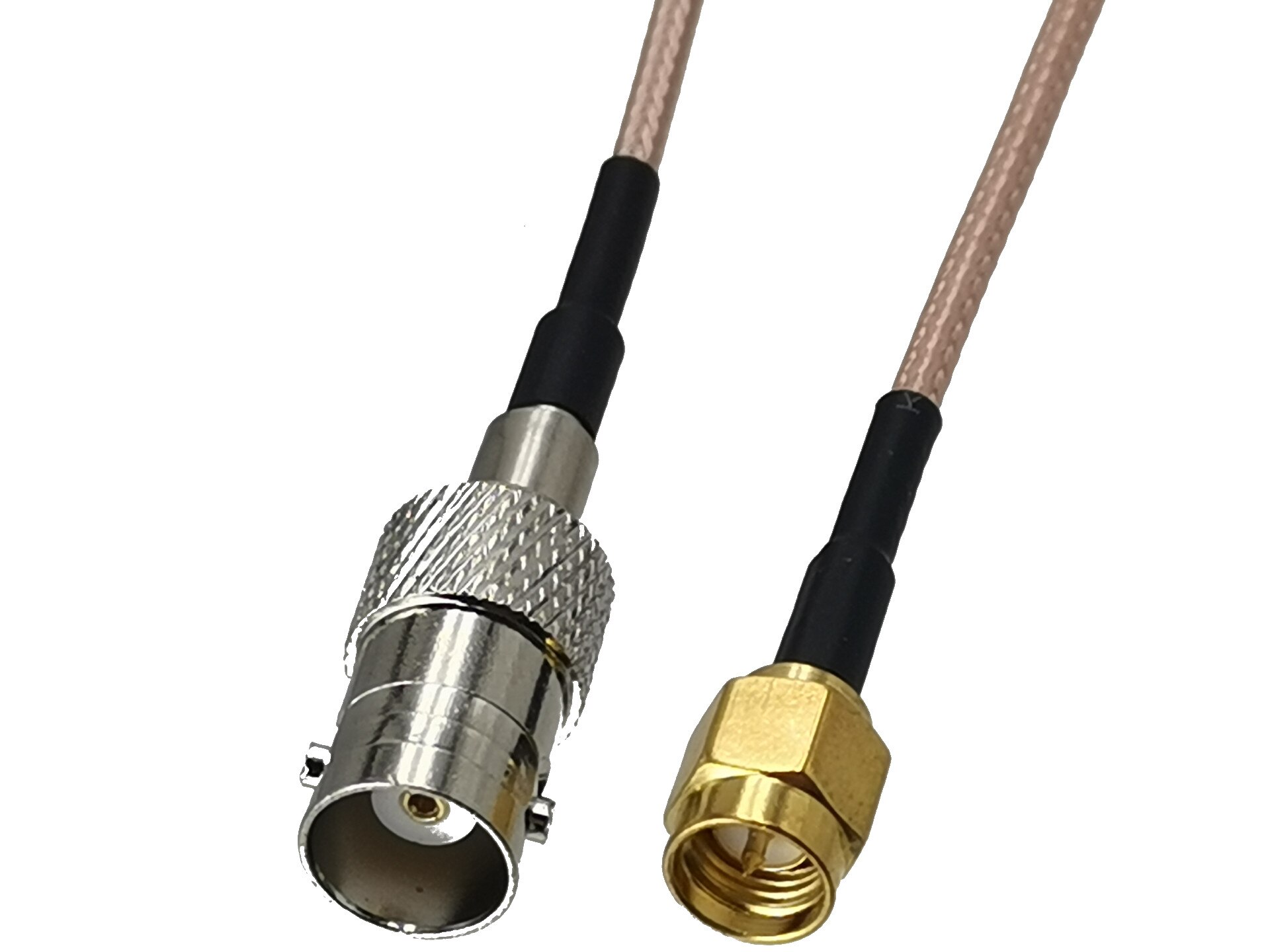 1pcs RG316 BNC Female Jack to SMA Male Plug RF Coaxial Connector Pigtail Jumper Cable Straight 4inch~5M
