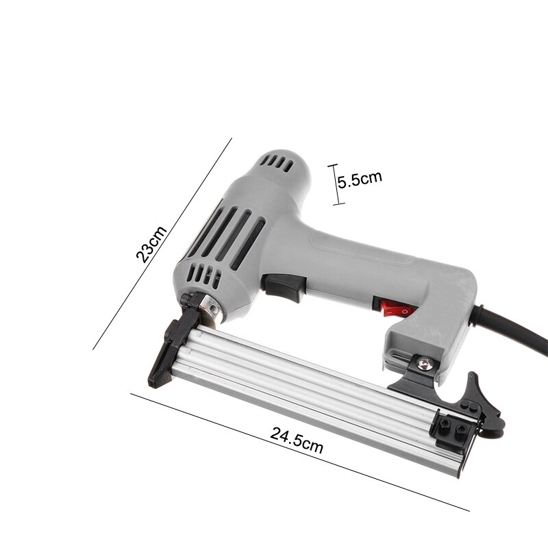 1800W électrique droit ongles pistolets agrafeuse F30 clou dispositif cloueur combinaison ensemble 220V industriel électrique outils de travail du bois