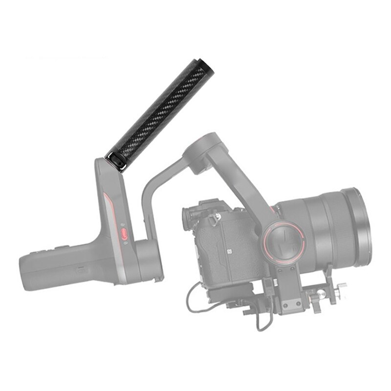 Carbon Fiber Handle Gimbal Grip Cold Shoe Mount Adapter for Zhiyun WEEBILL S LAB Stabilizer for Monitor Microphone