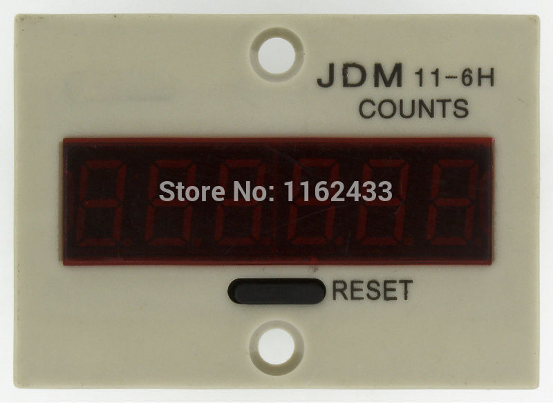 JDM11-6H 5 pin 6-36VDC NPN sensor input digital electronic production counter relay JDM11 AC 220V 110V 380V 36V DC 24V 12V