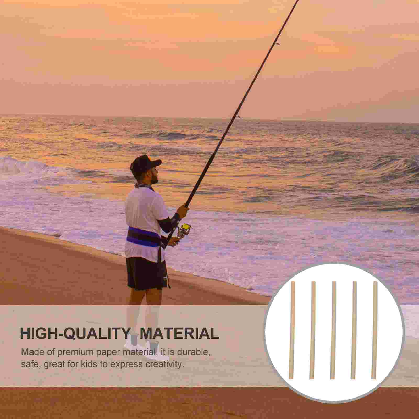 Tubos de cartón de 15 piezas, tubos de papel redondos prácticos para manualidades