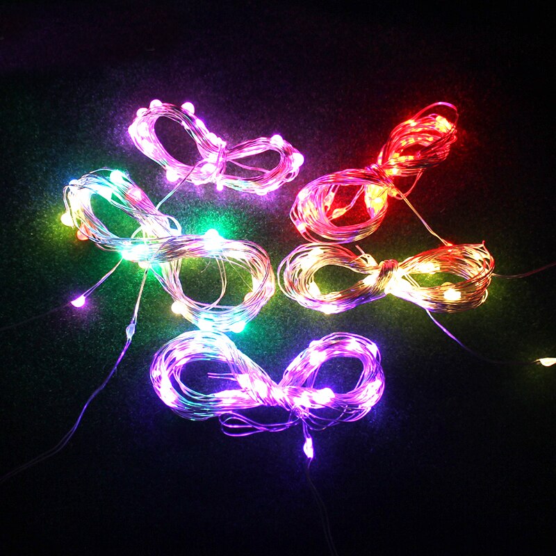 With battery box 3V color light bar DIY color string light model material LED light strip