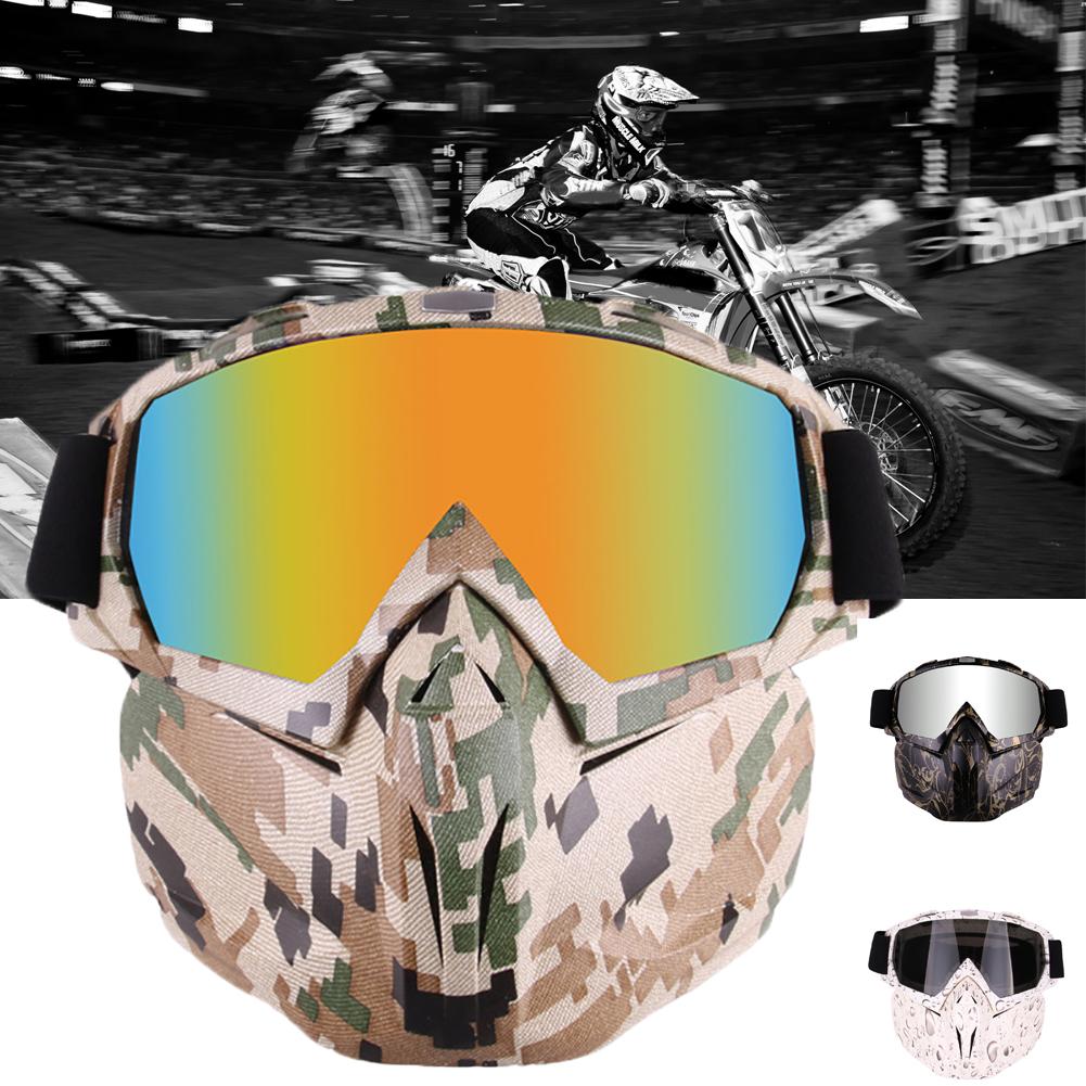 Vinter motorcykel snescooter hjelm beskyttelsesbriller maske beskyttelsesbriller motocross vindtæt briller motorcykel rideudstyr