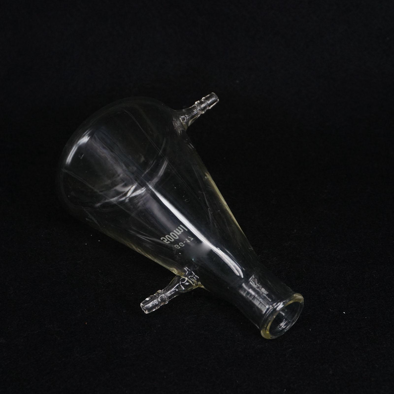 500ml Glass Filtering Flask Lab Bottle With Double 10mm Hose Vacuum Adapter
