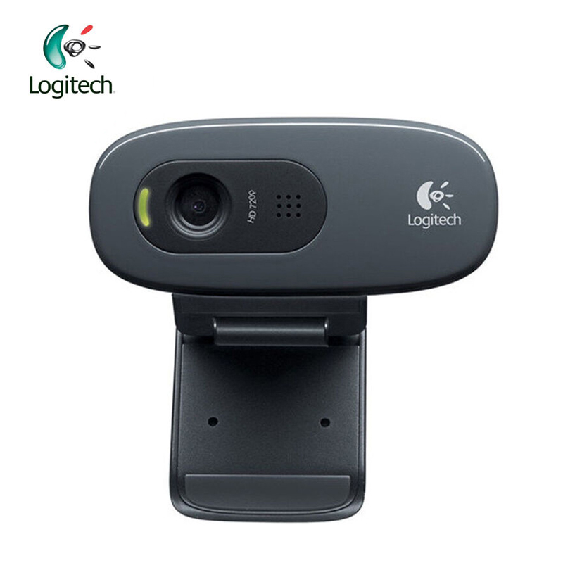 Logitech C270/C270i/C310 HD Webcam 720P Built-in Mic 3-MP Widescreen Camera USB2.0 Free Drive Camera For PC Web Chat: C270
