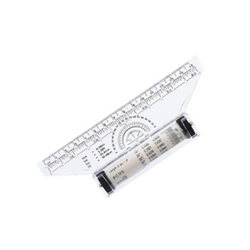 Multi-Zweck Zeichnung Parallel Roll Herrscher Ausgleich Skala Parallel Segelflugzeug für Student Schule Büro Messung Werkzeug: 15CM