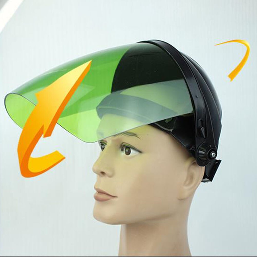 Máscara de Pc, sombrero de guarda portátil, protección de seguridad de soldadura, protección eléctrica práctica, herramienta de casco de soldadura montada en la cabeza