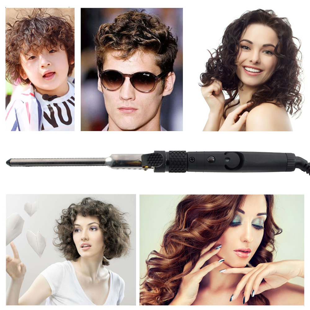 9-15mm Deep Curly Hair Styler Curls Ceramic Curling Iron Wand Curler Pear Hair Curlers Rollers Good Items Curling Wand